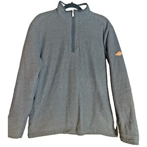 Orvis Sherpa Lined 3/4 Zip‎ Pullover Sweater Men Sz M Outdoors Layers Classic